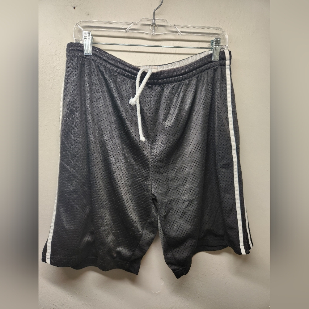 Rawlings Sport Men's Athletic BasketBall Shorts Large Black White